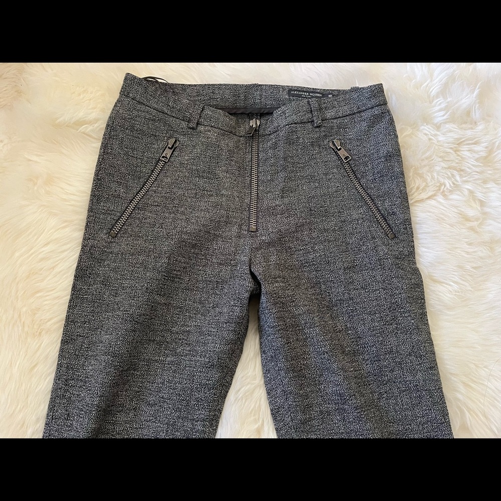 Alexander McQueen ankle pants in wool